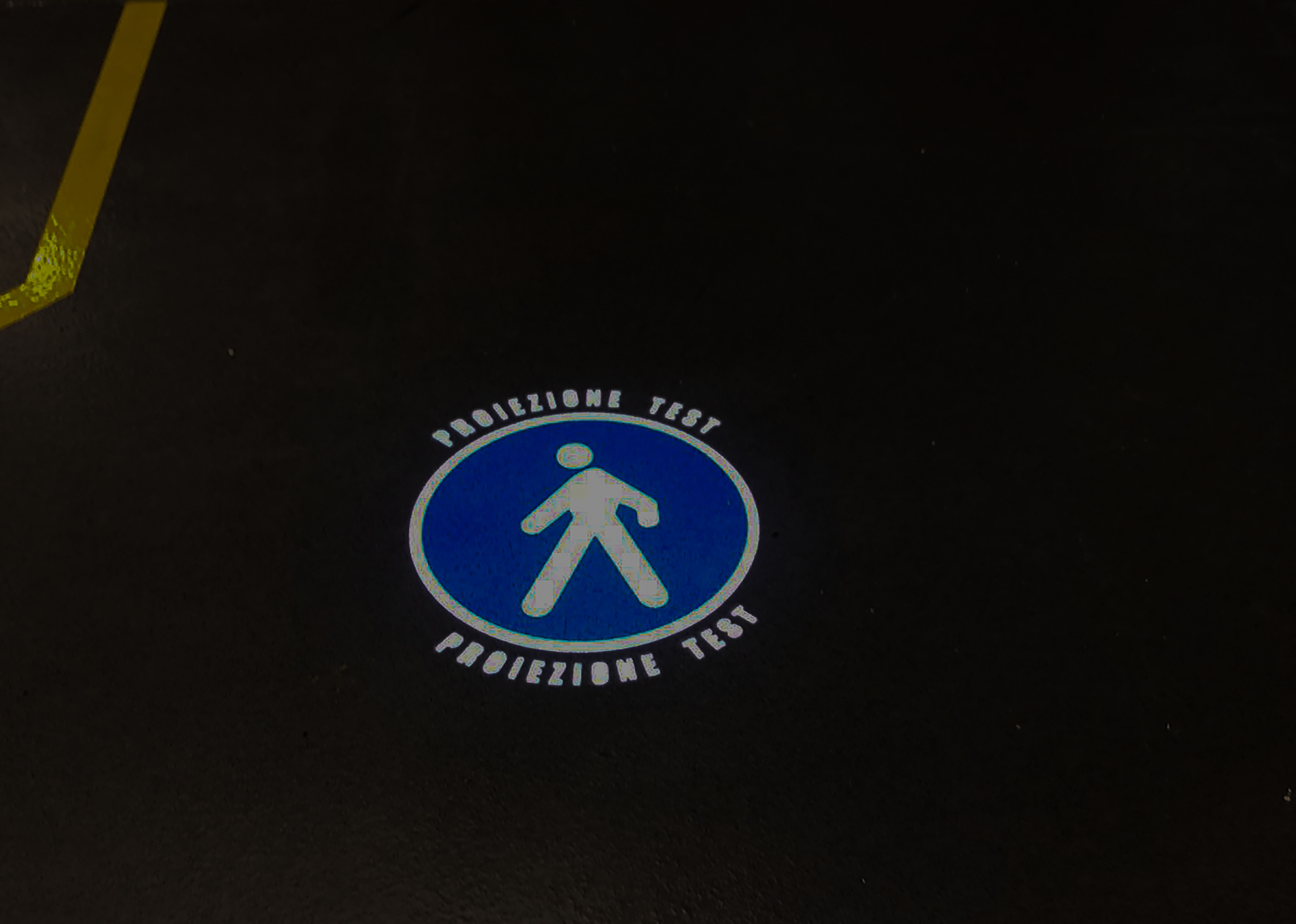 Safety Signum Gobo Projection