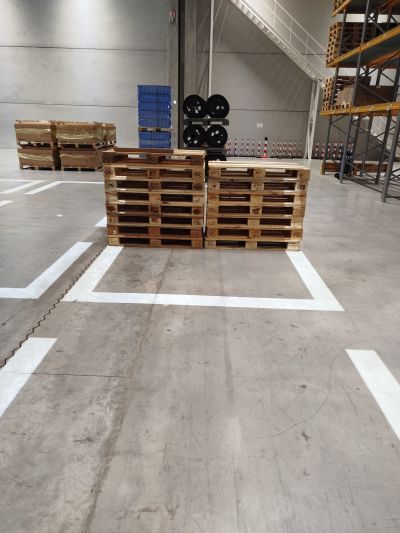 optical delimitation safety markings